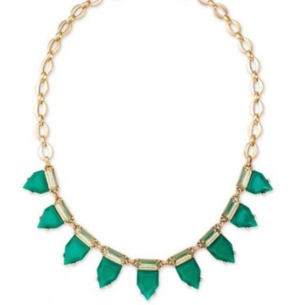 :: S&D Eye Candy Emerald Green + Gold  Necklace - Picture 7 of 8